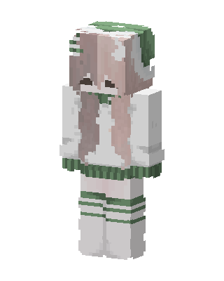 Mint Bunny skin, 3D preview