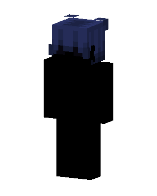 Black Mob Boy skin, 3D preview