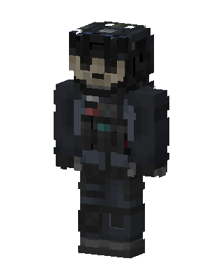 Black Masked Hero Boy Minecraft skin