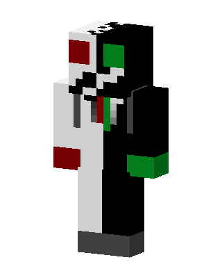 Split Jester skin, 3D preview