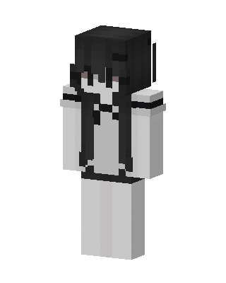 White Emo Girl Minecraft skin
