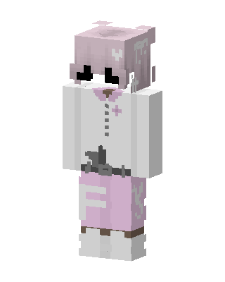 White Cutie Girl Minecraft white skin
