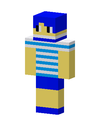 Blue Player Boy Minecraft blue skin