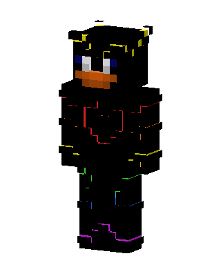 Black Villain Boy Minecraft mob skin