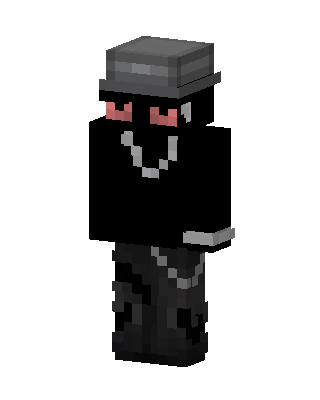 Shadow Fedora skin, 3D preview