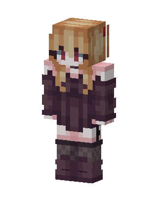 Brown Player Girl Minecraft skin