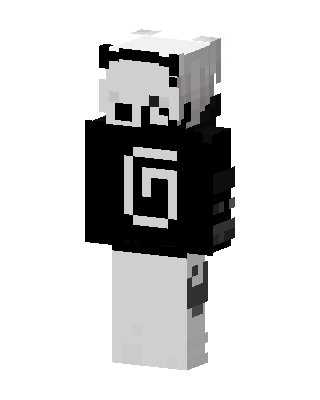 Panda Hoodie skin, 3D preview