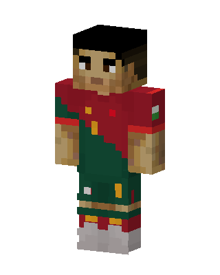 Portugal Footballer Minecraft skin