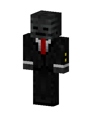 Wither Skeleton Suit skin, 3D preview