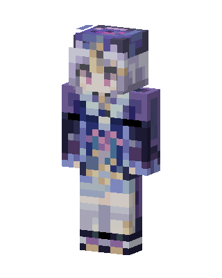 Purple Hero Girl Minecraft purple skin