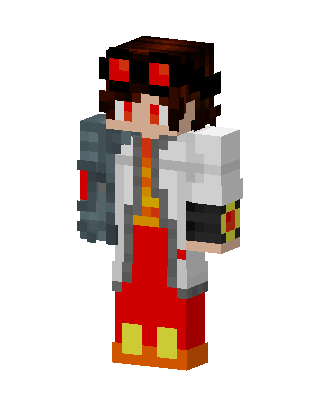 Red Hero Boy Minecraft red skin