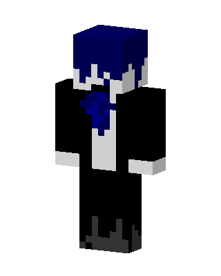 Blue Tuxedo skin, 3D preview