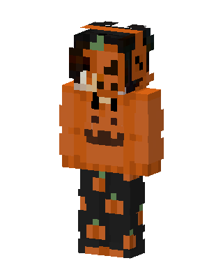 Orange Holiday Boy Minecraft skin