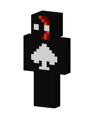Black Villain Minecraft mob skin