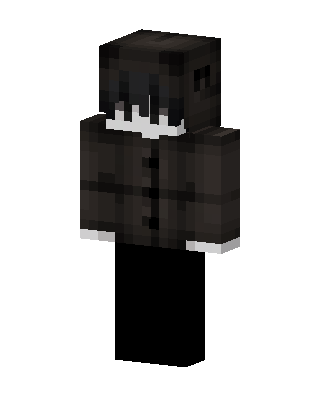 Dark Button Coat skin, 3D preview