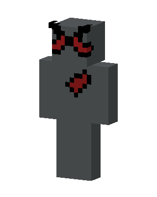 Gray Robot Boy skin, 3D preview