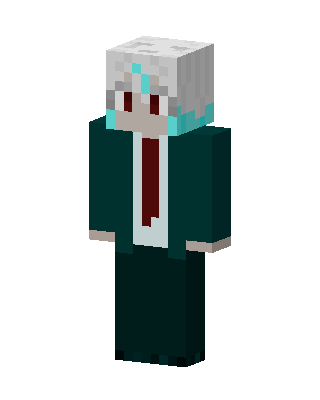 Teal Suit skin, 3D preview