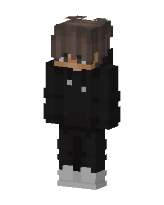 Black Player Boy skin, 3D preview