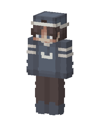 Slate Hoodie Kid skin, 3D preview
