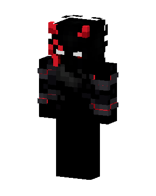 Black Ninja Boy skin, 3D preview