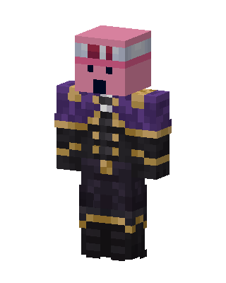 Pink Admiral skin, 3D preview