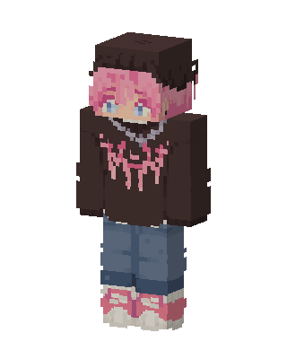 Pink Hoodie Boy Minecraft skin