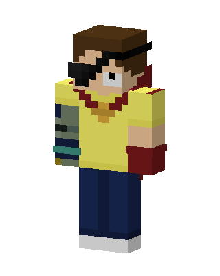 Cyborg Morty skin, 3D preview