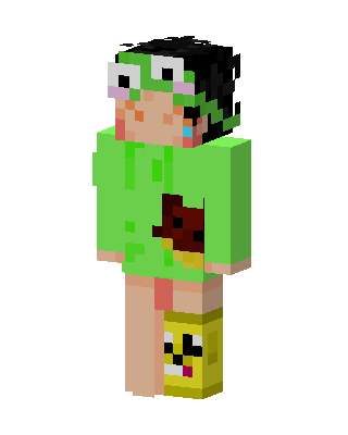 Frog Hoodie Minecraft skin