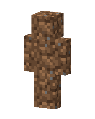 Dirt Block skin, 3D preview