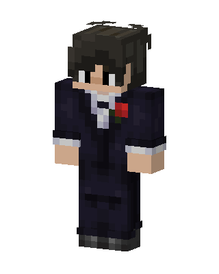 Rose Tuxedo skin, 3D preview