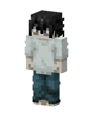 L Lawliet Minecraft skin