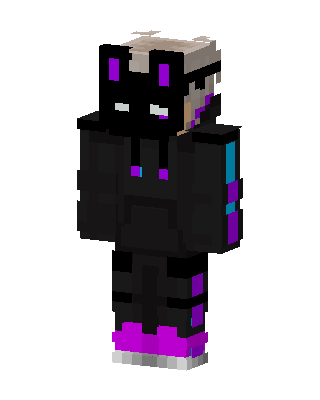 Black Cat skin, 3D preview