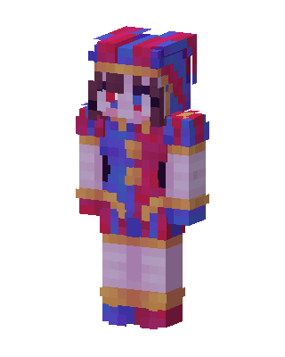 Pomni skin, 3D preview