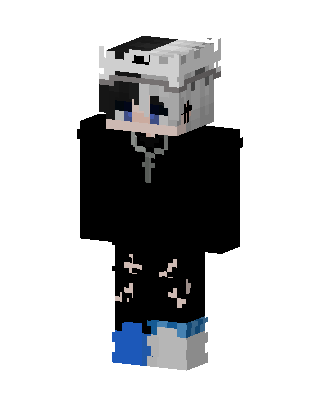 Split Crown Boy skin, 3D preview