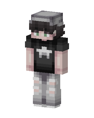 Ripped Jeans Boy skin, 3D preview