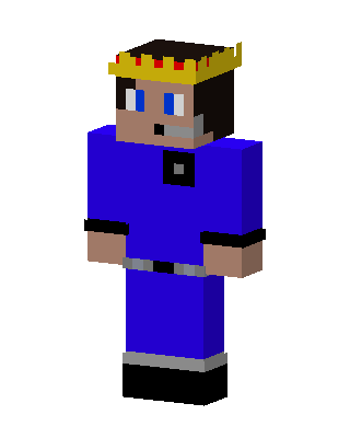 Blue King skin, 3D preview