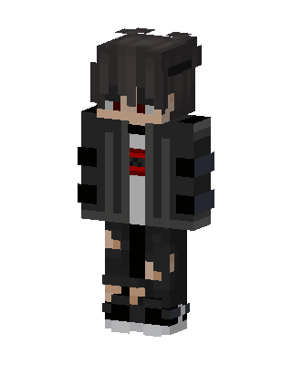 Dark Streetwear Boy skin, 3D preview