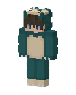 Teal Animal Boy Minecraft skin