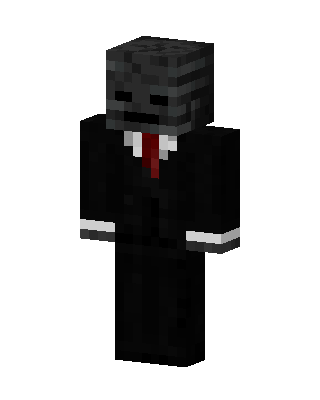 Wither Skeleton Suit skin, 3D preview