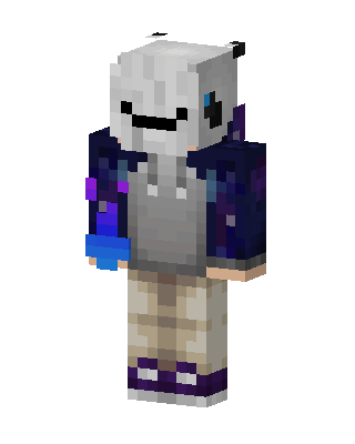 Galaxy Sans skin, 3D preview