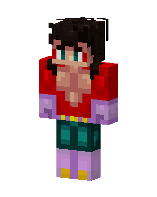 Super Saiyan 4 skin, 3D preview