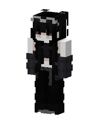 Gothic Shadow Girl skin, 3D preview