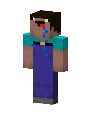 Blue Mob Boy Minecraft blue skin
