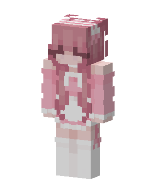 Pink Anime Girl Minecraft pink skin