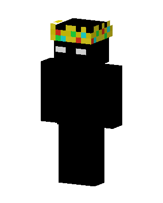 Crowned Enderman Minecraft skin