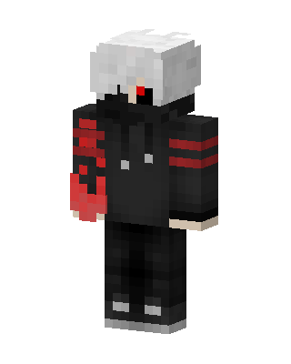 Ken Kaneki skin, 3D preview