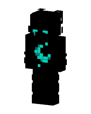 Cyan Moon skin, 3D preview