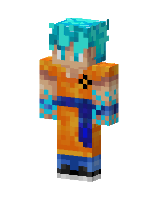Goku Super Saiyan skin, 3D preview