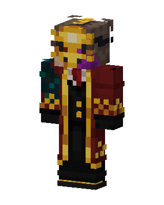 Pirate Captain skin, 3D preview