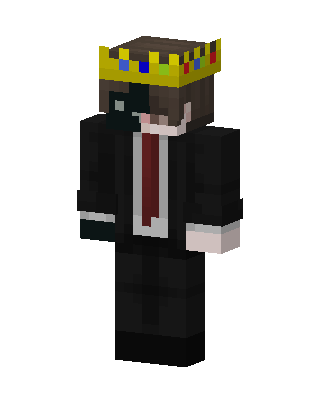 Ranboo With Crown skin, 3D preview
